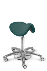 Medi 1213 G clean - Hygiene-Sattelhocker mit fußbedienter Sitzhöhenverstellung